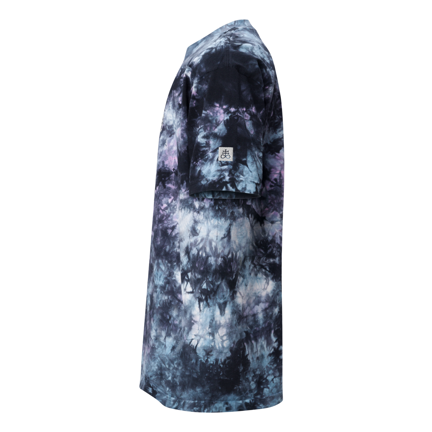 Embroidered Oversized WZRD Tie-Dye T-Shirt