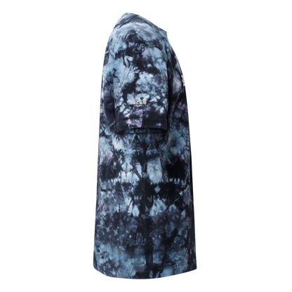 Embroidered Oversized WZRD Tie-Dye T-Shirt